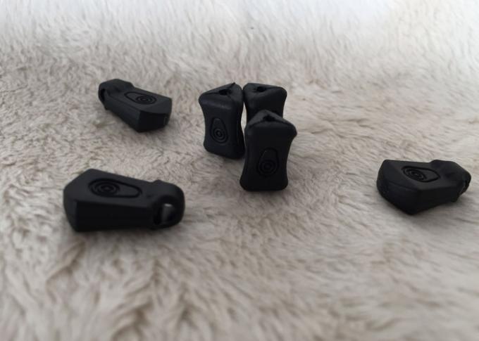 Do metal reversível de borracha do silicone do nível superior o zíper decorativo/PVC puxa