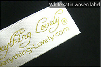 Eco - algodão amigável a roupa tecida etiqueta etiquetas para a roupa bordadas