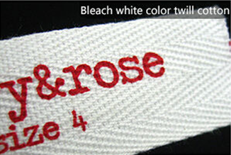 Eco - algodão amigável a roupa tecida etiqueta etiquetas para a roupa bordadas