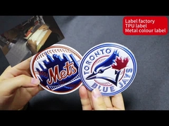 Rótulo de transferência de calor TPU personalizado 3d Parches de borracha Rótulo de TPU macio para roupas