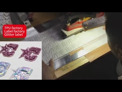 TPU personalizado OEKOTEX Patches OEM Garment Symphony Novel Patches de borracha