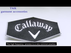 Logotipo esportivo 3D em relevo personalizado Transferência de calor Etiquetas de TPU para roupas de exterior