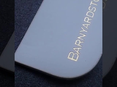 Patch de couro personalizado Custom Jeans em relevo Etiqueta de patch de couro para roupas