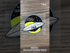 Etiquetas de transferência de calor de tinta para marca de vestuário / adesivos de transferência de calor