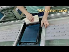 Rótulo de transferência de calor de silicone 3d brilhante Rótulo de impressão de tela de seda