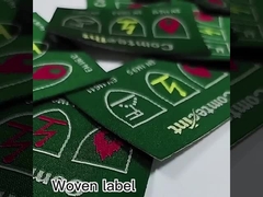 Fios metálicos Marca de vestuário tecido Lurex de ouro e prata com o meio dobrado