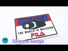 Etiquetas de silicone personalizadas para roupas