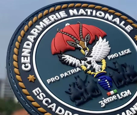 3D Patch de costura de silicone de ferro embreagem de roupas de silicone profissional embreagem de roupas para roupas
