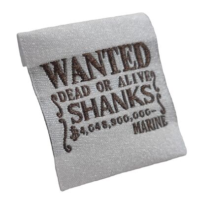 Etiquetas de tecido personalizadas de alta qualidade Etiquetas de tecido de luxo de vários estilos Etiquetas de tecido personalizadas para uso de roupas