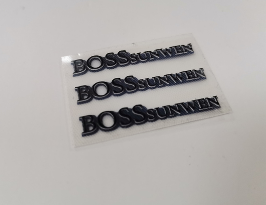 Roupa 3D que imprime o silicone das etiquetas, etiquetas da transferência térmica com técnicas de gravação
