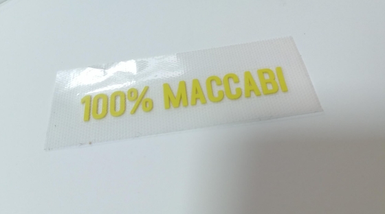 A transferência térmica personalizada roupa do silicone etiqueta 3D moldou o logotipo