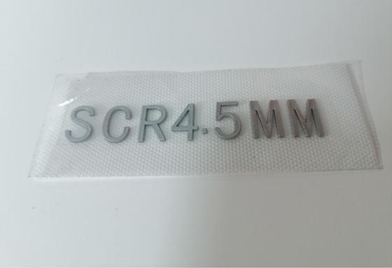 3D moldou o silicone personalizado Logo For Garment das etiquetas da transferência térmica do projeto