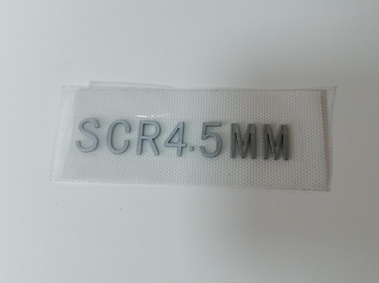 3D moldou o silicone personalizado Logo For Garment das etiquetas da transferência térmica do projeto
