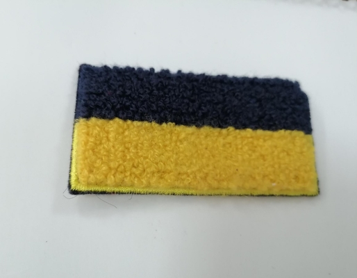 Etiquetas laváveis personalizadas do remendo do bordado de toalha da transferência térmica para a roupa