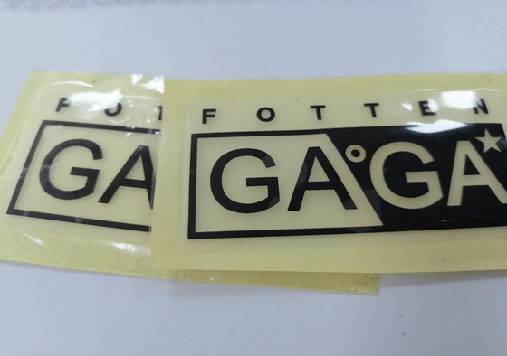 Silicone impresso roupa Logo Customized das etiquetas 3D da transferência térmica