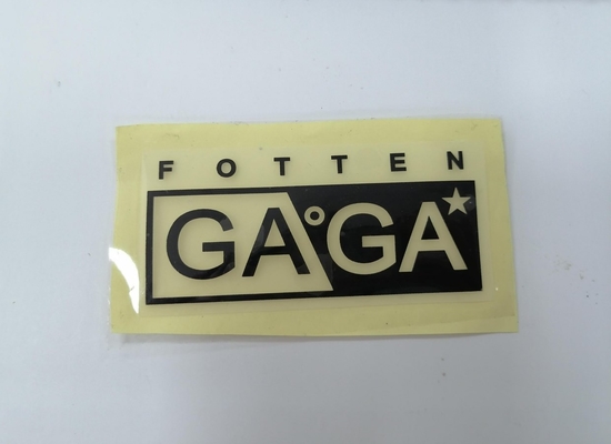 Silicone impresso roupa Logo Customized das etiquetas 3D da transferência térmica