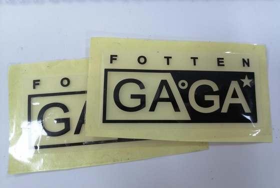 Silicone impresso roupa Logo Customized das etiquetas 3D da transferência térmica
