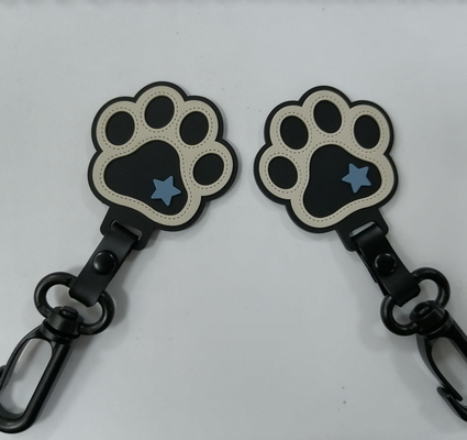 O silicone do crachá personalizou os remendos 3D de borracha a transferência térmica para o vestuário