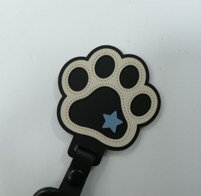 O silicone do crachá personalizou os remendos 3D de borracha a transferência térmica para o vestuário