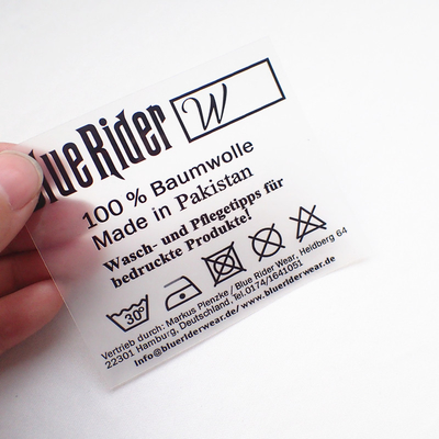 3D gravou o silicone que imprime a transferência térmica da roupa etiqueta lavável