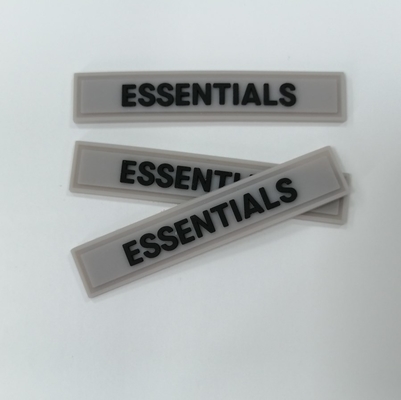 Costurar em PVC 3D personalizado etiquetas da borracha de silicone dos remendos para o vestuário
