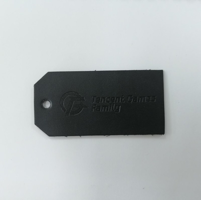 Cor feita sob encomenda lavável gravada da etiqueta de couro do plutônio de Logo Suede Microfiber