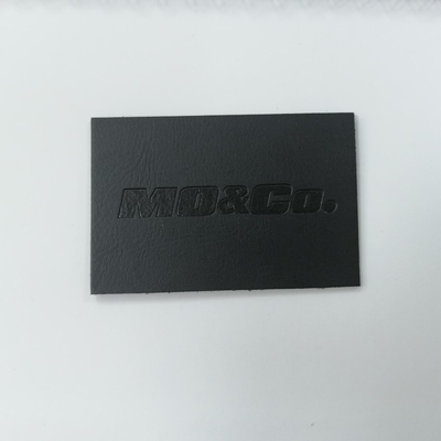 Etiqueta de couro gravada Eco lavável do plutônio de Logo Suede Microfiber amigável