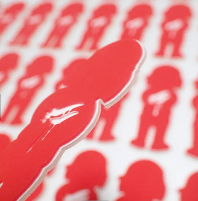 A roupa personalizou o logotipo da impressão da transferência térmica do remendo do gel de silicone 3D
