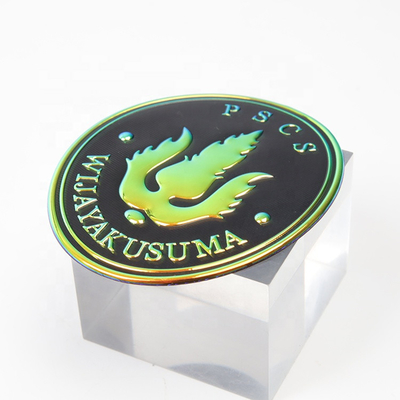 A transferência térmica de Team Club Logo TPU do futebol da crista 3D remenda de alta frequência