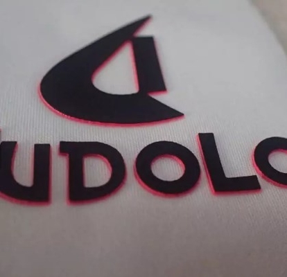 3D que imprime a transferência térmica da roupa etiqueta a gravação do silicone