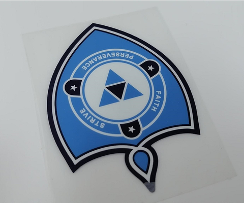 etiquetas da transferência térmica do silicone da impressão da roupa 3D com técnicas de gravação