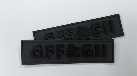As etiquetas da borracha de silicone do PVC, crachá da transferência térmica 3D personalizaram