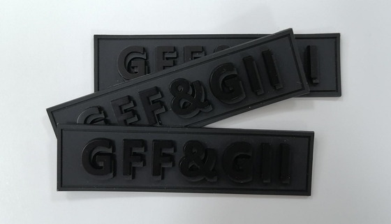 As etiquetas da borracha de silicone do PVC, crachá da transferência térmica 3D personalizaram