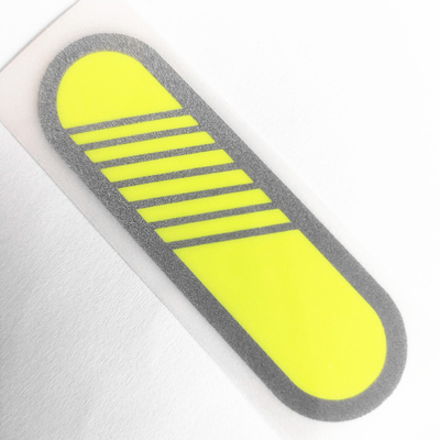 Etiquetas amigáveis da roupa da transferência térmica do silicone 3D de Eco com efeito reflexivo