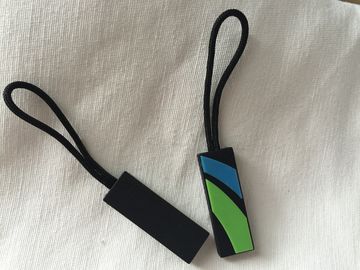 O extrator macio forte do zíper do Pvc 3D, zíper bonito puxa para bolsas