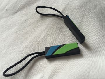 O extrator macio forte do zíper do Pvc 3D, zíper bonito puxa para bolsas