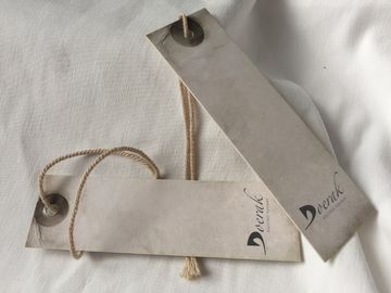 Etiquetas feitas sob encomenda especializadas do cair da mercadoria, etiquetas originais do cair do presente para a joia