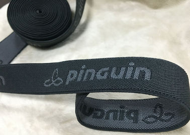 Faixas elásticas de pano da roupa interior bonita para o sutiã, fita feita sob encomenda do jacquard espessura de 0,5 - de 3mm