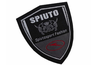 Remendos feitos sob encomenda elegantes materiais de couro da roupa com gancho e laço