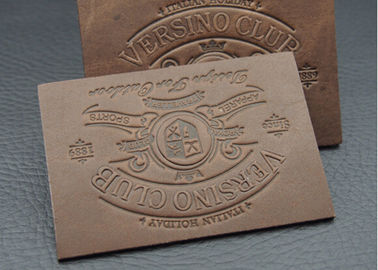 Os remendos de Disbossed lavável/couro gravado para calças de brim personalizaram o logotipo