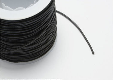 Eco - cabo elástico preto amigável 2mm, cabo elástico elástico para a roupa