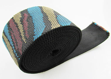 Faixa de elástico personalizada da cor do teste padrão do jacquard da faixa do roupa interior fita durável macia