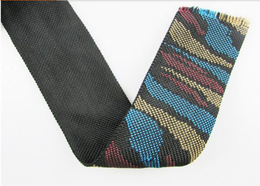 Faixa de elástico personalizada da cor do teste padrão do jacquard da faixa do roupa interior fita durável macia