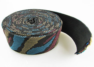 Faixa de elástico personalizada da cor do teste padrão do jacquard da faixa do roupa interior fita durável macia