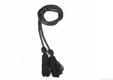 Cabo de atadura chinês decorativo, poliéster colorido/cabo de nylon do cetim de Rattail