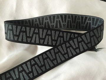 Fita tecida costume do Webbing de desenhos em espinha da fita 20mm para vestuários/chapéus