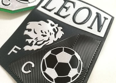 A roupa de borracha aumentada feito-à-medida da transferência térmica etiqueta o logotipo da borracha de silicone