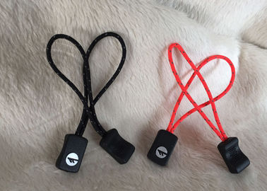Injeção de borracha personalizada do micro do extrator do zíper dos esportes do Skiwear do logotipo 3d