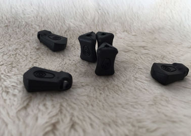 Do metal reversível de borracha do silicone do nível superior o zíper decorativo/PVC puxa