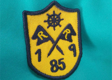 A seda/Nonwoven personalizados bordou remendos militares do chapéu dos remendos do uniforme